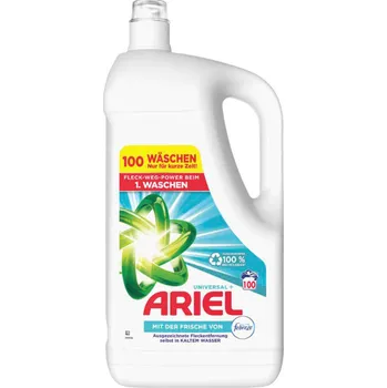 Prací gel Ariel Universal+ gel se svěží vůní Febreze 5 l 100 PD - profi kvalita