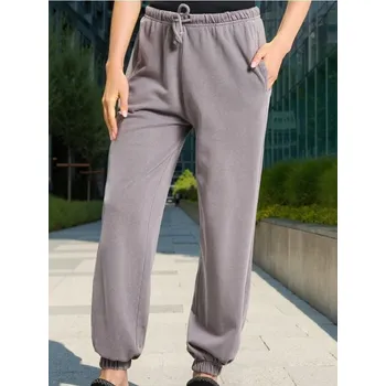 Dámské kalhoty Sinsay - Kalhoty joggers - šedá - 261FK-85X - 261FK-85X-S