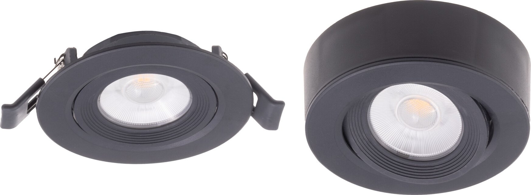 LED bodové svítidlo ISDA 7W černé