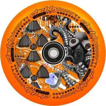 Kolečko ke koloběžce Kolečko Chubby Lab 110 Radioactive Orange
