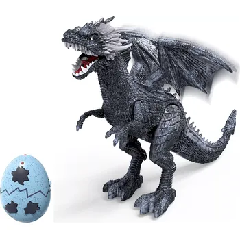 Wiky Ledový drak dýmící s efekty RC na dálkové ovládání 56 cm