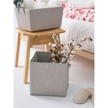 Úložný box Sinsay - Skládací úložná krabice s úchyty - šedá - 561BU-85X - 561BU-85X-ONE