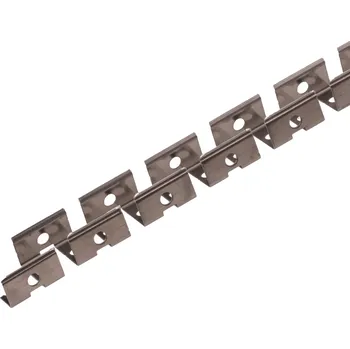 LED páska 1m kovový držák pro silikonový profil NEON 1212