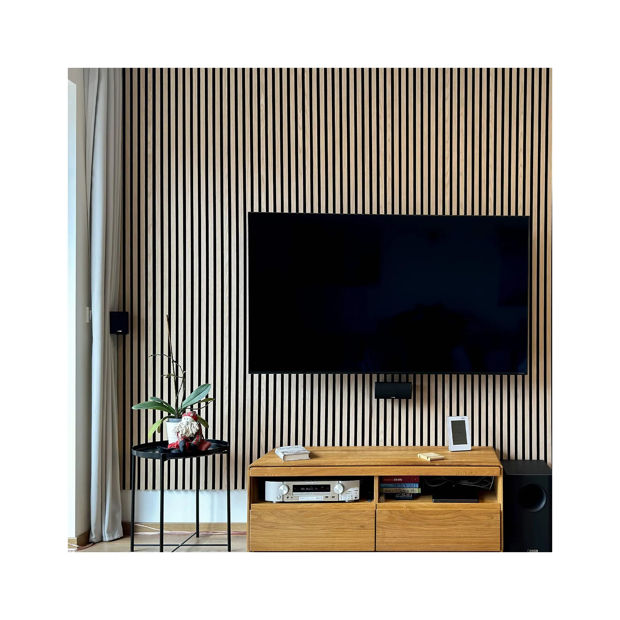 Fotografie 3 - Akustický panel ALFIstyle AK001-Long tmavý podklad 60,5 x 2,1 x 260 cm 1 ks