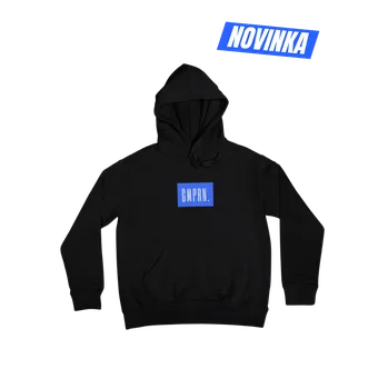 Pánská mikina Mikina GymPorn Box Logo – Black | GymPorn XXXL