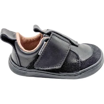 Kojenecké oblečení PEGRES Dětské prvními barefoot botičky - černé SBF 64 0.1 - Velikost obuvy EU: 24 Černá