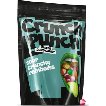 Bonbon Crunch Punch Sour Crunchy Rainbows 50g