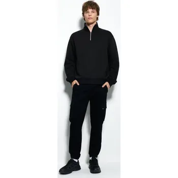 Pánské kalhoty Kalhoty joggers s cargo kapsami - XL LONG - House - černá - 877GL-99X