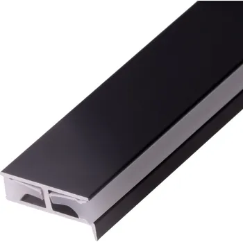 LED osvětlení LED profil 2SP-C černý pro police