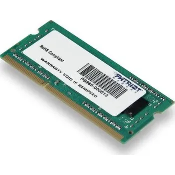 Operační paměť PATRIOT Patriot/SO-DIMM DDR3/4GB/1600MHz/CL11/1x4GB
