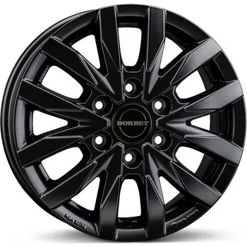 Alu kolo Alu disk Borbet CW6 6.5x17, 6x139,7, 92.4, ET48 black matt