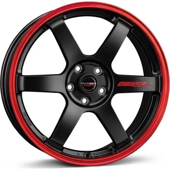Alu kolo Alu disk Borbet DB8GT2 8.5x19, 5x114,3, 72.5, ET40 black matt rim red
