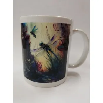 Hrnek s motivem objem 330 ml - Vážka - č.1