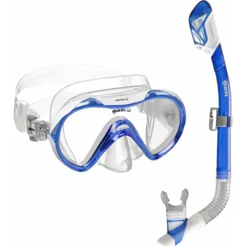 Ploutve Mares Dětský set maska a šnorchl VENTO JR DRY modrá + DÁREK