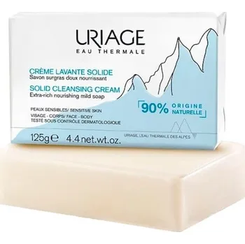 Mýdlo Uriage Solid Cleansing Cream jemný čisticí krém s termální vodou z francouzských Alp 125 g