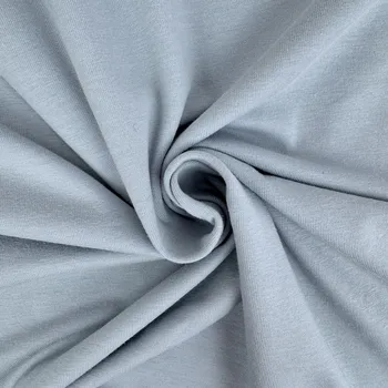 Tričkovina s lycrou Washed 200g - Modrošedá