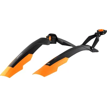 Blatník na kolo Sada blatníků SIMPLA ADHD SDL Long černo-oranžová