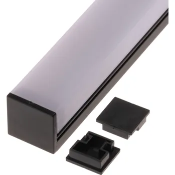 LED osvětlení Koncovka profilu N8H černá