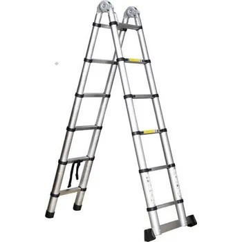 Žebřík Žebřík hliníkový teleskopický skládací 1,9/3,8m PROFIT Sklad16 LO-48415 (LO-48415 PROFIT Sklad16 Váha v Kg: 13.7)