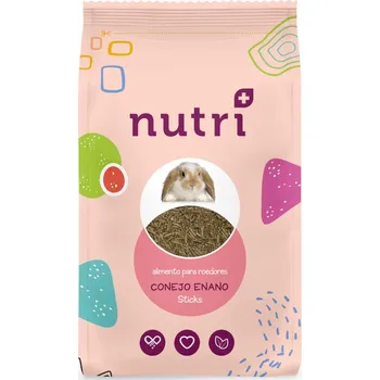 Krmivo pro hlodavce 2x4 kg Nutri+ tyčinky pro zakrslé králíky - výhodné balení