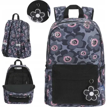 Školní batoh Školní batoh Oxford Bloom šedý