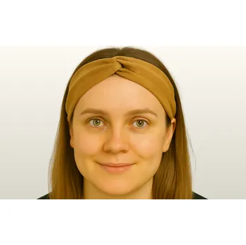 Čelenka BOHO čelenka kroucená semišová - béžová