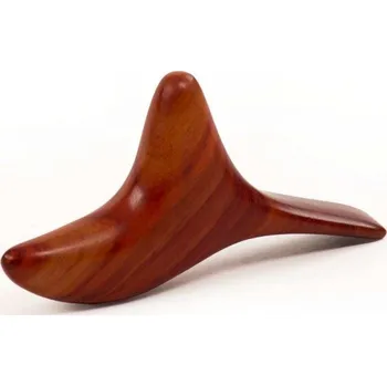Masážní přístroj Bodhi masážní pomůcka Birdy z tvrdého dřeva 10 x 5 cm