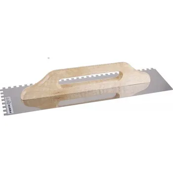 Zednické hladítko Hladítko zubové 500x130x0,7mm zub E8 nerez/dřevo FESTA PROFIT Sklad16 FT-31062 (FT-31062 PROFIT Sklad16 Váha v Kg: 0.69)