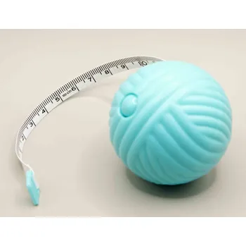 metr Krejčovský metr svinovací 150 cm - klubíčko - tyrkysová