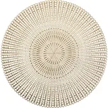 ZELLER Prostírání kulaté zlaté plastové, průměr 41cm