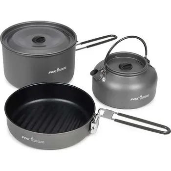 Kempingové nádobí Fox 3-dílná sada nádobí Cookware Set