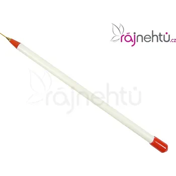 Kosmetický štětec Štětec zdobící - červený