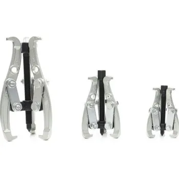 Stahovák Kraft&Dele KD10123, sada 3-ramenných stahováků ložisek a řemenic 75–150 mm CrV