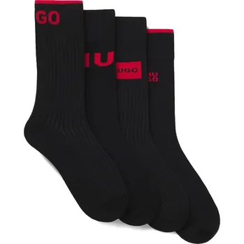 Hugo Boss 4 PACK - pánské ponožky HUGO 50546668-001 40-46 + 2 měsíce na vrácení zboží