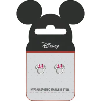 Náušnice Disney dětské náušnice Minnie Mouse ocelové E600198L.TP