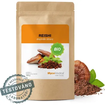 Zdraví Reishi BIO prášek – vitální houba dlouhověkosti | Podpora imunity a vitality | Vyhonky.cz Certifikovaný bio produkt