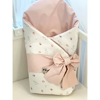 Zavinovačka Klasická zavinovačka - pudrová s růžičkami