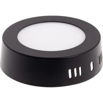 LED panel BPL6 LED panel 6W přisazený černý kulatý