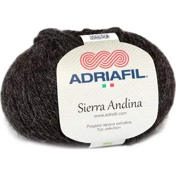 Příze Adriafil Sierra Andina 89 Antracitová (Alpaková příze Sierra Andina Antracite)