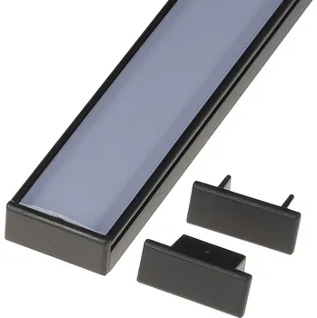 LED lišta Koncovka profilu N8C černá