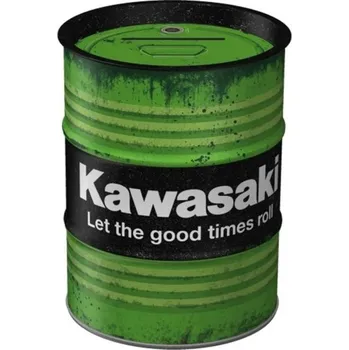 Pokladnička Nekupto Kasička barel Kawasaki Let the good times roll NAN