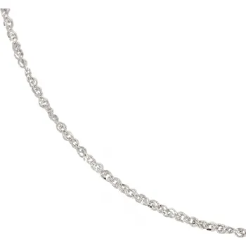 Řetízek Zlatnictví Helios Točený třpytivý řetízek bílé zlato