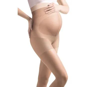 Dámské punčochy Těhotenské punčocháče Mamma 40 DEN béžové L