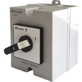 přepínač OPAS vačkový spínač IPT301TR63 (OPAS-63-01K2)