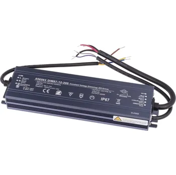 LED osvětlení Stmívatelný napěťový zdroj DIM67 12V 200W