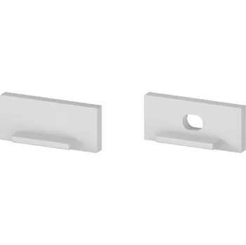 LED lišta Pár koncovek profilu P11-1 šedé