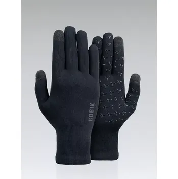 Cyklistické rukavice GOBIK Cyklistické rukavice dlouhoprsté - HYPERGUARD - černá XL