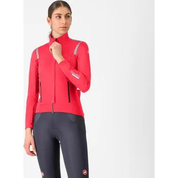 Cyklistická bunda CASTELLI Cyklistická zateplená bunda - PERFETTO ROS 3 W - červená