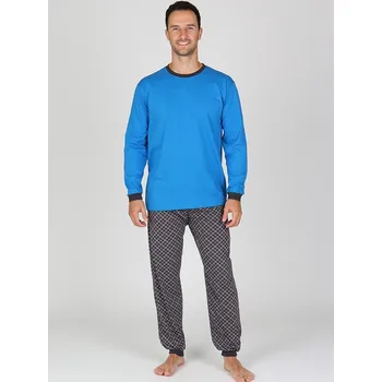 Pánské pyžamo Pánské dlouhé pyžamo MOMO - XL