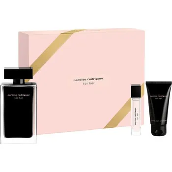 Dámský parfém Narciso Rodriguez Narciso Rodriguez for Her Dárková sada EDT 100 ml, tělové mléko 50 ml a miniaturka EDT 10 ml